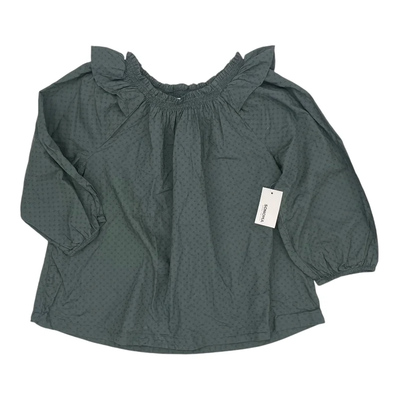 Top Ls By Sonoma In Green, Size:Xl